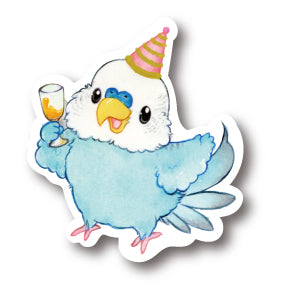 middle size|お祝い セキセイインコ