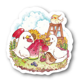 贴纸 Msize | 夏季鸡