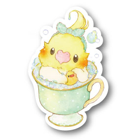 sticker Msize|ティーカップオカメ