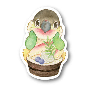 sticker Msize|いちじくタルトウロコインコ