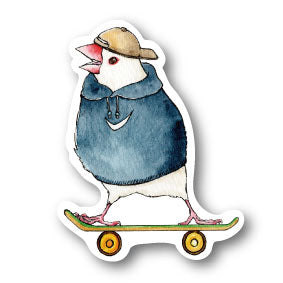 sticker Msize | Skateboard sparrow