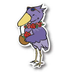 贴纸Msize|鲸头鹳椰子汁