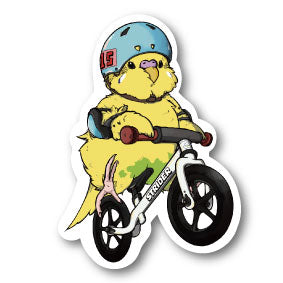 sticker Msize|ストライダーセキセイ 黄ハル