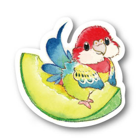 sticker Msize|Melon and rosea