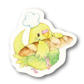 sticker Msize|ベーカリーセキセイ