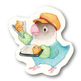 sticker Msize|Bakery button