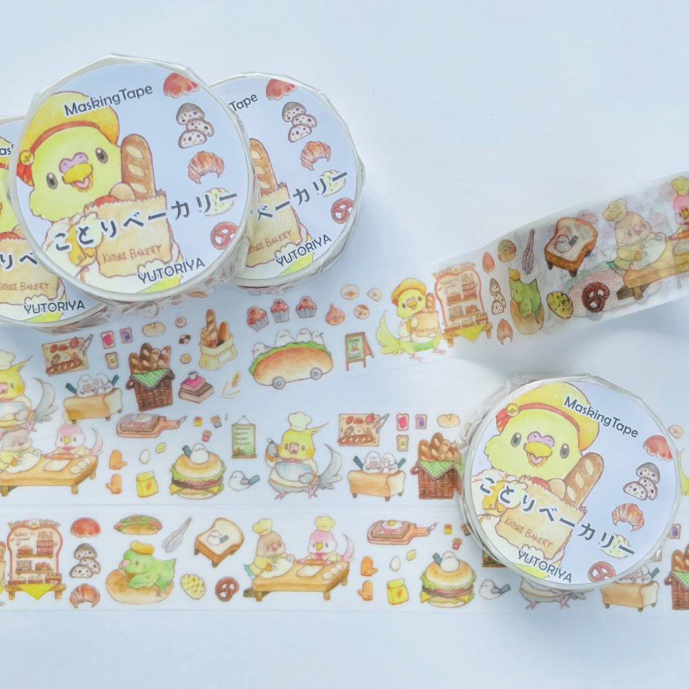 インコのマスキングテープ