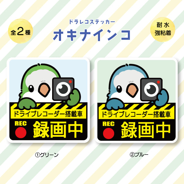 行车记录仪贴纸|Okinaiko(共2种)