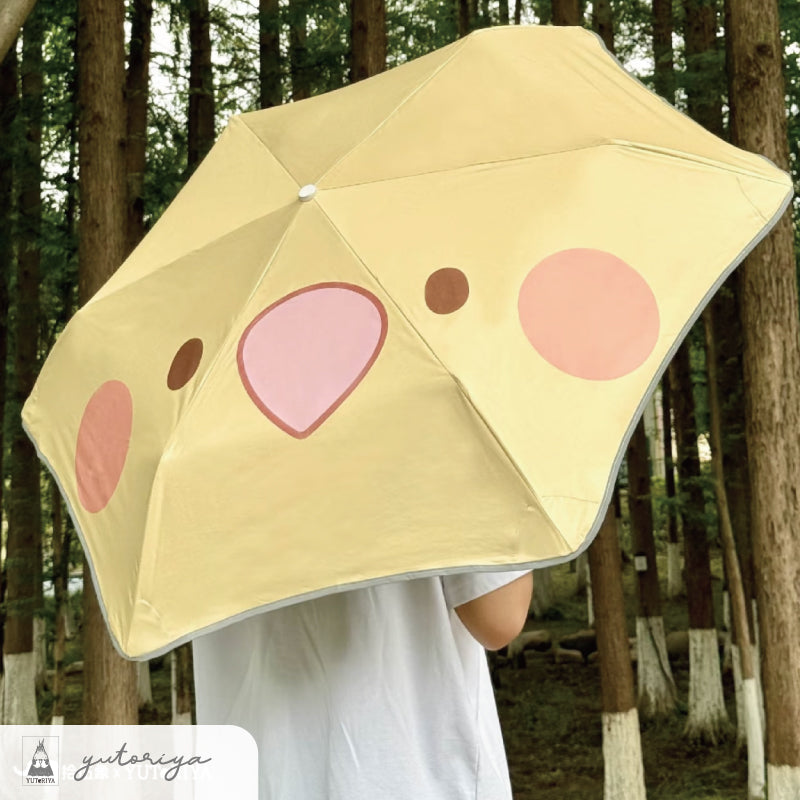 折りたたみ傘(晴雨兼用)｜オカメインコ