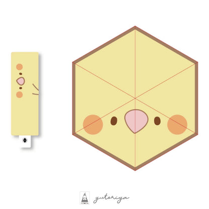 折りたたみ傘(晴雨兼用)｜オカメインコ