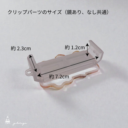 はさんでつけるだけ！スマホクリップ