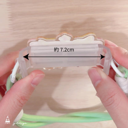 はさんでつけるだけ！スマホクリップ