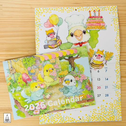 2026年　ゆとり屋オリジナルカレンダー｜壁掛け式