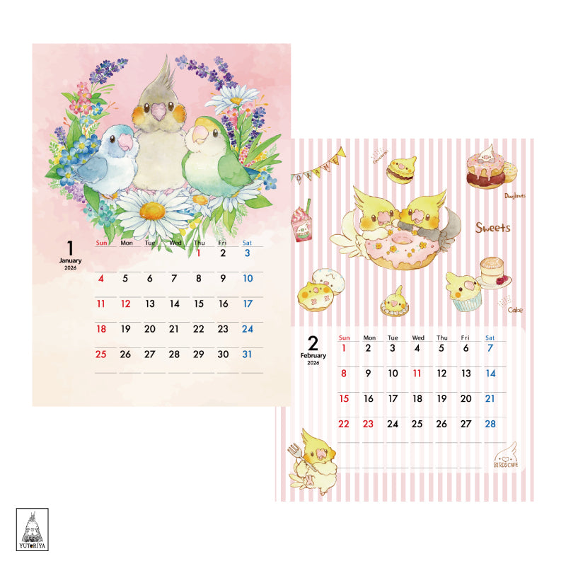 2024 Yutoriya Original Calendar | Wall-mounted