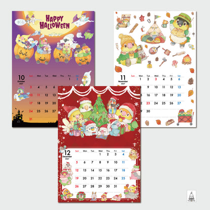 2024 Yutoriya Original Calendar | Wall-mounted