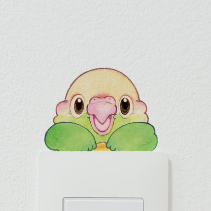 ウォールステッカー｜覗くウロコちゃん