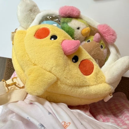 オカメの2Wayぬいバッグ