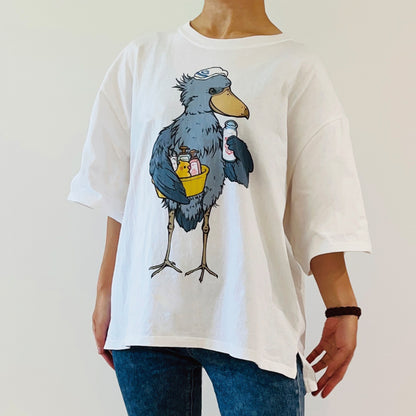 Big T-shirt｜Hot Spring Shoebill