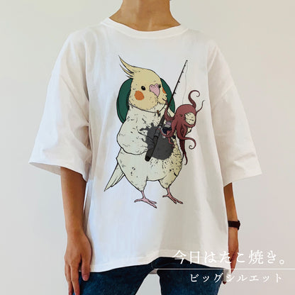 Big T-shirt｜Today is takoyaki.