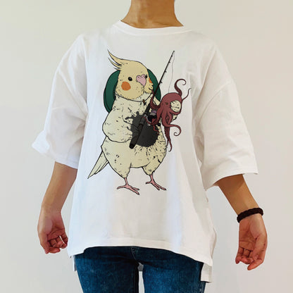 Big T-shirt｜Today is takoyaki.