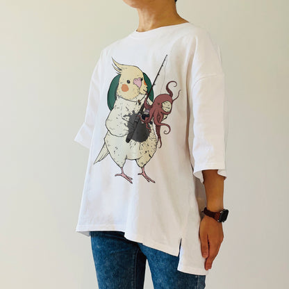 Big T-shirt｜Today is takoyaki.