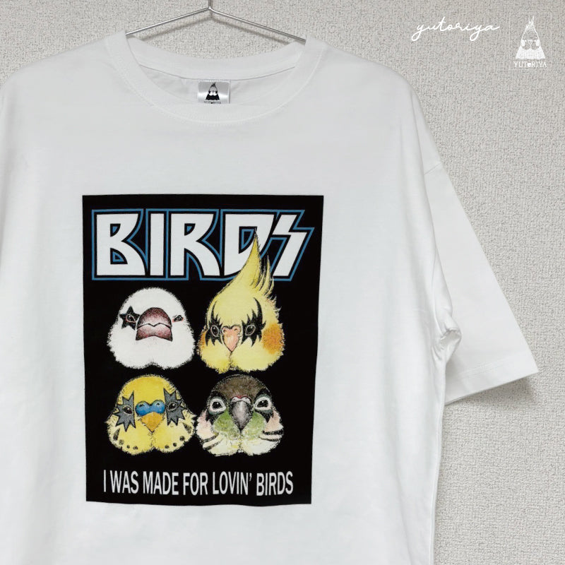 Tシャツ｜BIRDS（白）