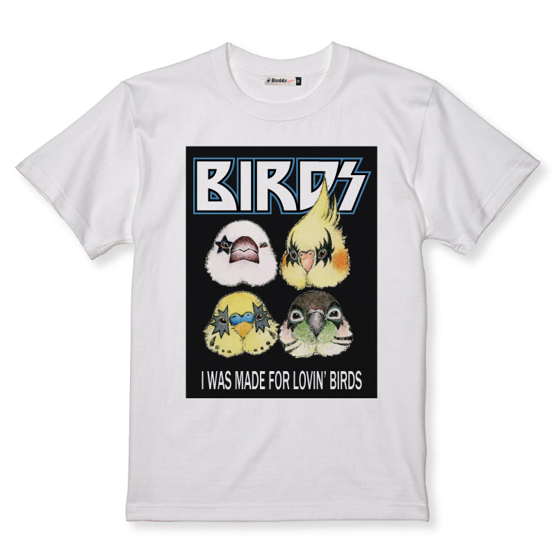 Tシャツ｜BIRDS（白）