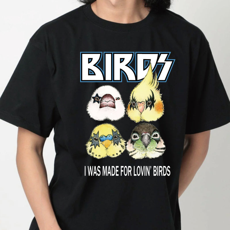 Tシャツ｜BIRDS（黒）