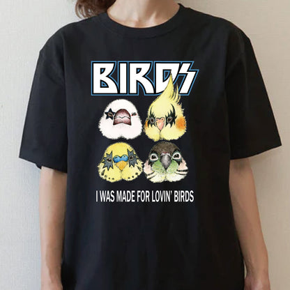 Tシャツ｜BIRDS（黒）