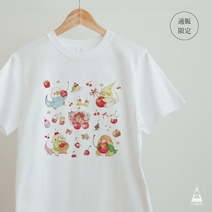 【通販限定】Tシャツ｜ ことりとサクランボ