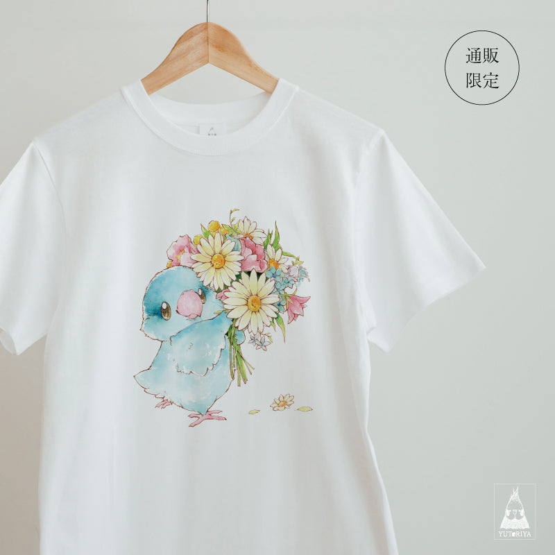 【通販限定】Tシャツ｜マメルリハのフラワーブーケ