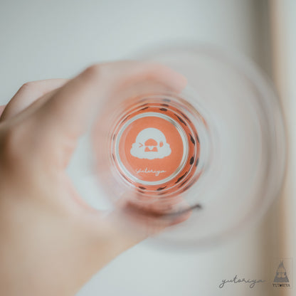 ボトムカラーグラス｜文鳥