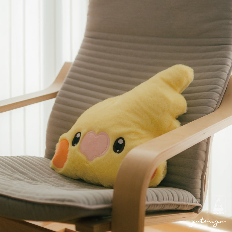 ぬいぐるみクッション｜オカメのお顔 – ゆとり屋公式オンラインショップ