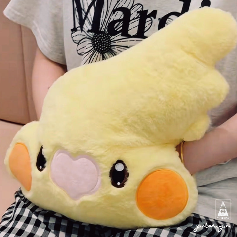 ぬいぐるみクッション｜オカメのお顔 – ゆとり屋公式オンラインショップ