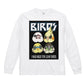 ロングTシャツ｜BIRDS（白）