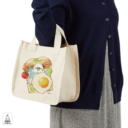 Lunch tote with gusset 