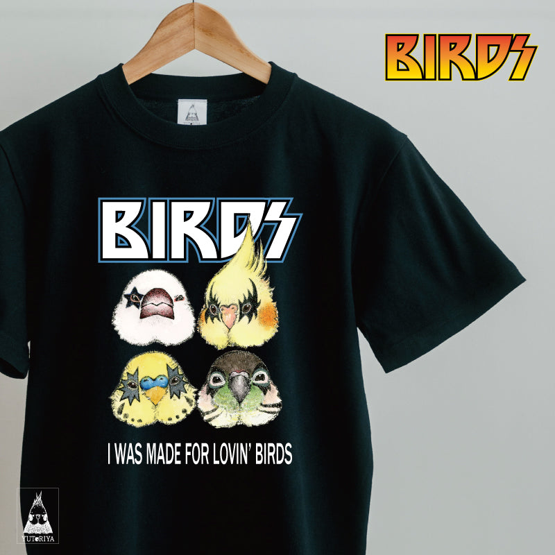 Tシャツ｜BIRDS（黒）