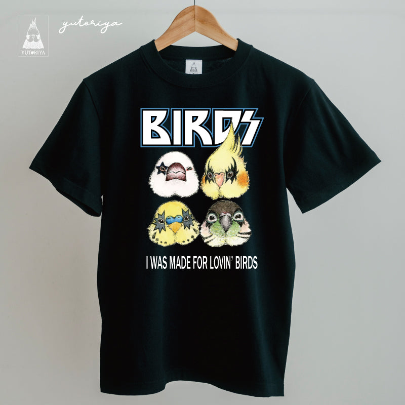 Tシャツ｜BIRDS（黒）