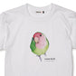 Tシャツ｜コザクラインコRosy Lovebird